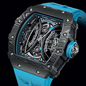 tourbillon pablo mac donough black dial watch