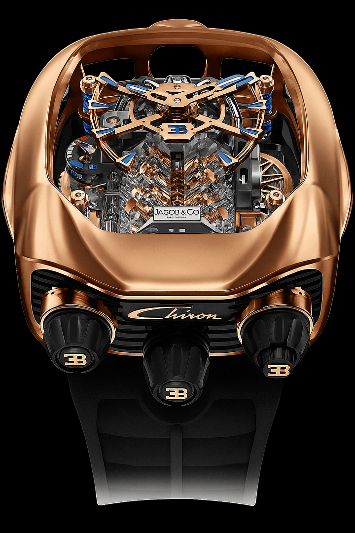 Bugatti Chiron Tourbillon Rose Gold